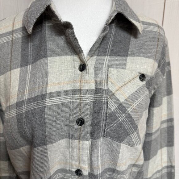 Patagonia Women’s Aspen Forest Tunic Gray White Plaid Size Small Style 53235 - Picture 3 of 10